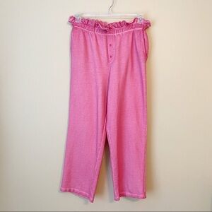 Something Navy NWT Ruffle Paper Bag Sweat Pants - L